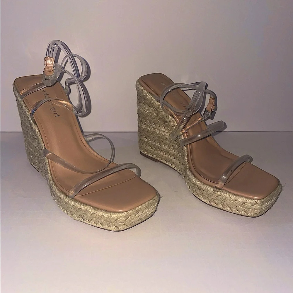 Strappy Wedge Sandal